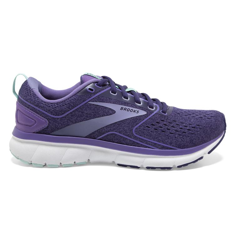 Brooks Transmit 3 Women's Road Running Shoes - Blue Ribbon/Veronica/Lavender/Purple (38245-ETNK)